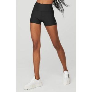 ALO YOGA 3” High-Waist Airlift Short - Black size S